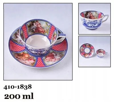 Image de Domdekoracji Tasse Porcelaine Motif Moderne Cadeau