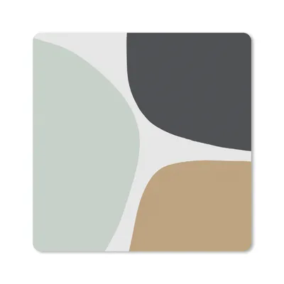 Produktbild von MuchoWow® Mauspad Mousepad Pastell - Minimalismus - Gestaltung 20x20 cm - Mousepads - Maus Mat - Pad - Mausunterlage - Desk Mat - Bureauartikeln