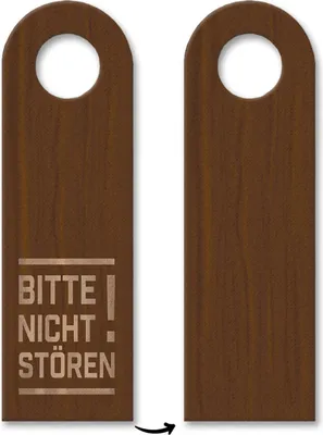 Produktbild von 3x Bitte nicht stören! Türhänger Türanhänger Türschild Schild an der Türklinke