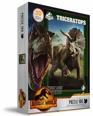 Image de Puzzle 3D Jurassic World Triceratops 100 pièces