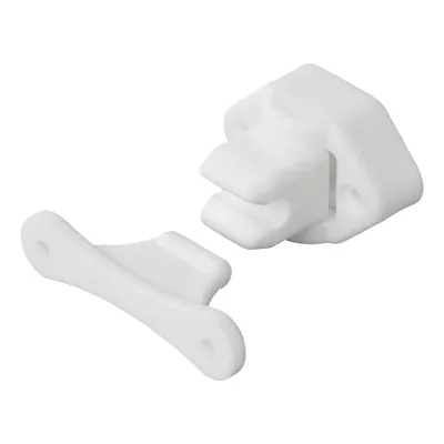 Image de Arrêt de porte blanc à charnière pour caravane/camping-car