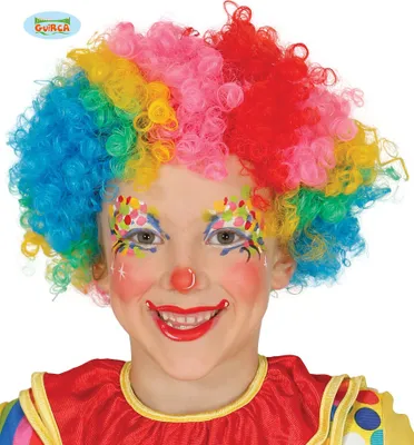 Immagine prodotto di Clown Carnevale Festa Parrucca Arcobaleno Colorato Capelli Costume Accessorio Divertente Colorato Carnevale Divertente Creatore Tema Festa Circo Celebrazioni, Colore: Multicolore