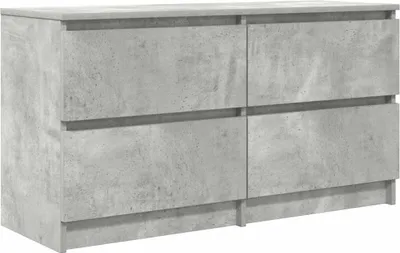 Immagine prodotto di vidaXL mobile TV grigio cemento 100x35x54 cm materiale a base di legno