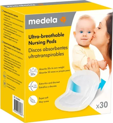 Produktbild von Medela Safe y Dry Ultra Thin Disposable Pads 30pcs