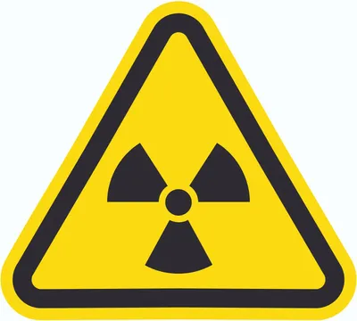 Produktbild von Achtung Radioaktive Strahlung Symbol Aufkleber Dreieck D200mm
