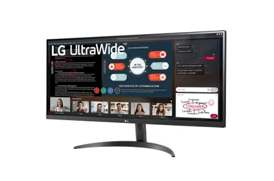 Produktbild von LG 34WP500-B, 86,4 cm (34"), 2560 x 1080 Pixel, UltraWide Full HD, LED, 5 ms, Schwarz