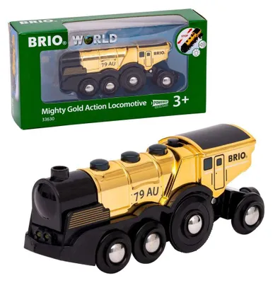 Produktbild von Goldene Batterielok mit Licht und Sound BRIO 63363000