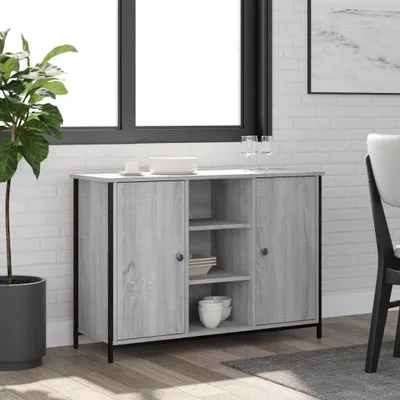 Obrázok produktu pre vidaXL Príborník Grey Sonoma 100x35x70 cm odvodený výrobok z dreva
