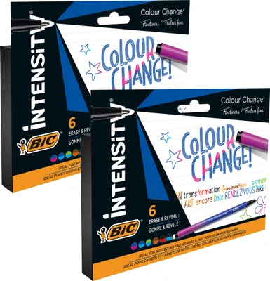 Produktbild von BIC Intensity Colour Change m. Farbwechseltechnologie – versch. Farben, 12er Pack