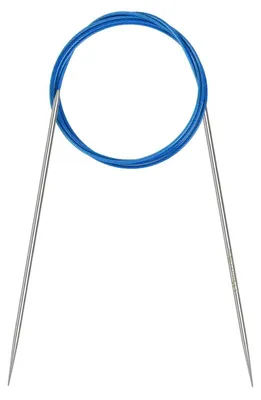 Zdjęcie produktu dla Igły do szydeł okrągłe, 2,25 mm, długość 120 cm, ze stali nierdzewnej, z elastycznym przewodem, przeznaczone do robienia skarpet, swetrów, rękawic i szalików