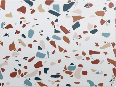 Produktbild von Kieselstein-Mosaik – Bodenschutzmatte – Stuhlunterlage 120x90 cm – Rutschfest – Hartbodenmatte