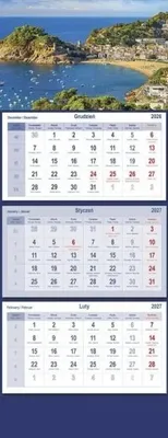 Produktbild von Kalender 2025: Dreiteiliger Windrad – Michalczyk und Prokop