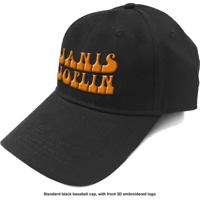 Produktbild von Janis Joplin Orange Logo Black UNI