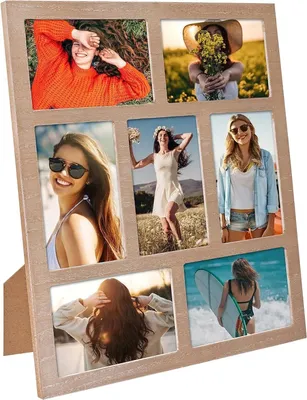 Produktbild von Omgoods – Bilderrahmen-Set für 7 Fotos – Collage zur Wanddekoration