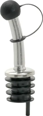 Produktbild von Metall Ausgießer mit Verschlusskappe für 0,7-1,0 Liter Flaschen, tropffrei