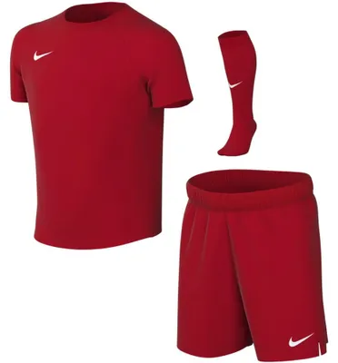 Immagine prodotto di Nike - Kit da calcio "Park VIII" per bambini, Dri-FIT SX1060 (122) (Rosso)