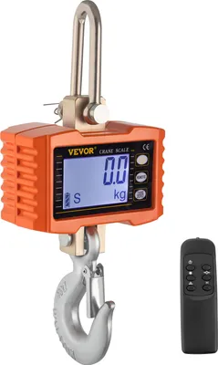 Immagine prodotto di VEVOR scala per gru 1000KG scala industriale appesa scala di carico LCD 1 tono acciaio inossidabile