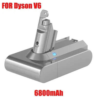 Image de Batterie pour aspirateur sans fil - Batterie de remplacement Li-Ion V6 - 6800 mAh - Haute capacité - 21,6 V - Pour aspirateurs sans fil