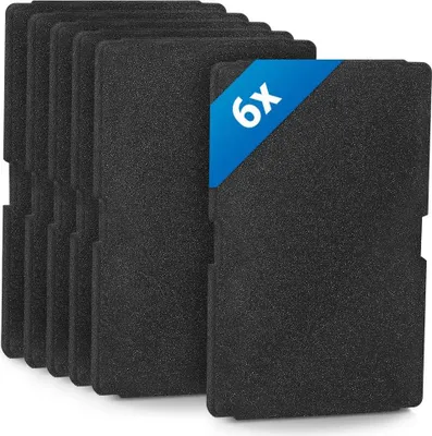 Produktbild von 6x Trocknerfilter Ersatz, Wärmetauscherfilter 240 x 155 x 11 mm, Schaumfilter und Schwammfilter, für