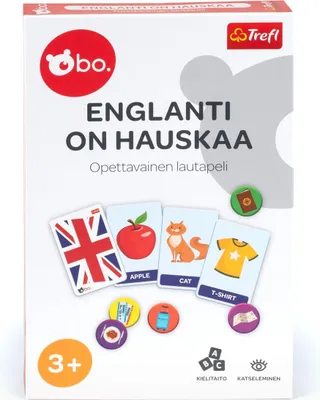 Zdjęcie produktu dla Bo. Edukacyjna gra planszowa „Angielski to zabawa” (w języku fińskim)