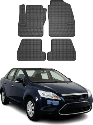 Image de OMAC Tapis de sol pour Ford Focus mk2 2004-2011 Noir en caoutchouc
