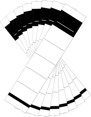 Produktbild von Selbstklebende Ordneretiketten – Schmaler Rücken – Aufkleber – Weiß – Für Ordner – Rückenschilder – Selbstklebend – 3-6 x 19 cm – Für Ordner mit 5 cm Rückenbreite