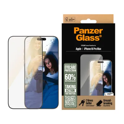 Obrázek produktu pro PanzerGlass ® EyeCare Screen Protector pro iPhone 16 Pro Max | Ultra-Wide Fit