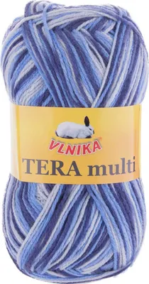Produktbild von 100g Strickgarn Häkelgarn TERA MULTI, Farbwahl - mehrfarbig bunt Farbverlauf