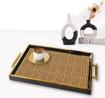 Produktbild von Evila Originals, TPA9896, Tablett, Mehrfarbig, 100 % GLAS, 50 x 29 x 3,5 cm