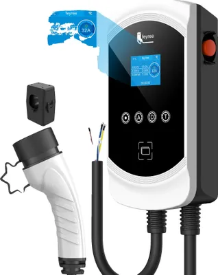 Productafbeelding van Elektrische voertuillader, intelligente belastingverdeling, real-time monitoring, 7,6 kW, 32A, 1 fase, TYPE2