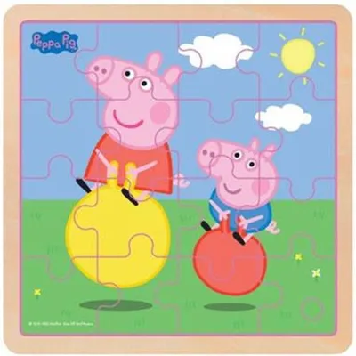 Produktbild von Peppa Pig Holzpuzzle B