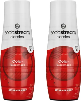 Image de SodaStream Sirop pour boissons Cola, 440ml, 2 pièces