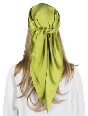 Imagen del producto de Bufanda cuadrada para mujer, 90 x 90 cm, versátil, ideal para primavera y verano