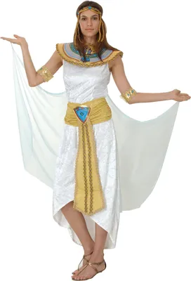 Produktbild von Königin von Ägypten-Kostüm für Damen weiß-gold M