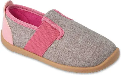 Produktbild von Hausschuhe Befado SOFTER 901X014 barefoot grau-rosa flexi