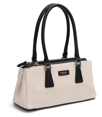 Produktbild von Damenhandtasche, zweifarbig, mit Magnetverschluss, verstellbarer Schulterriemen, 29x14x11 cm