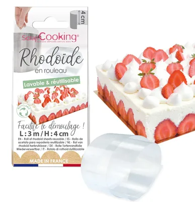 Image de Ruban Rhodoïde Desserts 3 m x 4 cm