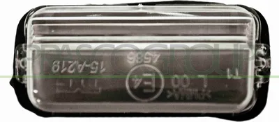 Produktbild von PRASCO PG0094350 Kennzeichenbeleuchtung Hinten passend für PEUGEOT 207 (WA, WC)