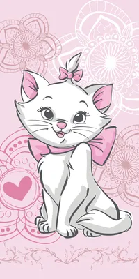 Immagine prodotto di Telo da mare da bambina "Gattina Marie"