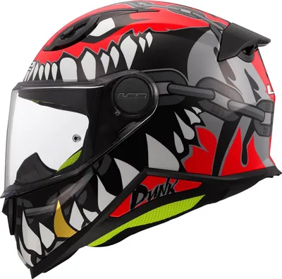 Immagine prodotto di LS2 FF812 Casco Kid Punk per bambini, grigio/rosso, Y/M (49/50)