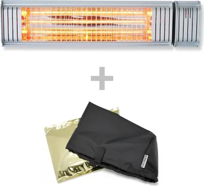 Produktbild von VASNER Appino 20 Infrarot-Heizstrahler silver mit Abdeckhaube AirCape