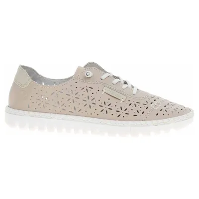 Produktbild von Rieker Damen Halbschuhe M2354-31 rosa Gr. 37 Keilhöhe 2,7 cm perforiertes Leder