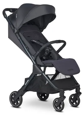 Produktbild von Easywalker Jackey NXT Buggy – leicht & kompakt, automatisch faltbar, 4-Rad-Federung, UPF 50+, inkl. Regenverdeck, Eclipse Black