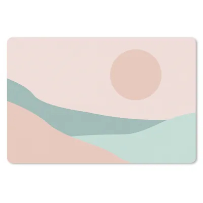 Produktbild von MuchoWow® Schreibtischunterlage Sommer - Strand - Meer - Sonne 60x40 cm - XXL Mauspad - Großes Mauspad