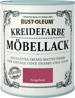 Produktbild von Rust-Oleum Kreidefarbe Möbellack Ziegelrot