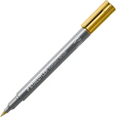 Zdjęcie produktu dla Staedtler 8321, 1 szt., Złoto, Końcówka pędzlowa, Złoto, Szary, 1 mm, 6 mm