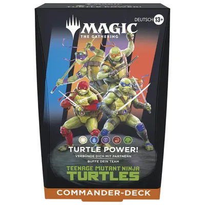 Produktbild von Magic: The Gathering - Teenage Mutant Ninja Turtles Turtle Power Commander Deck - DE