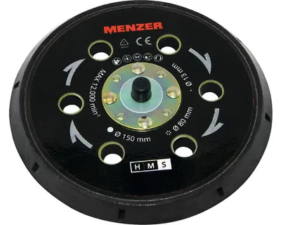 Immagine prodotto di MENZER disco di levigatura multiforo 150 mm morbido per MENZER ETS 150 5.0 e 2.5