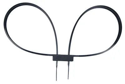 Produktbild von MFH Kunststoffhandschellen, 10 St./P., 80 x 1,27cm,schwarz