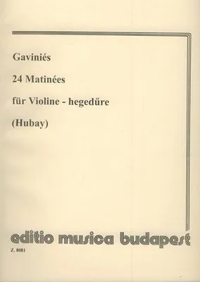 Produktbild von 24 Matinéesfür Violine